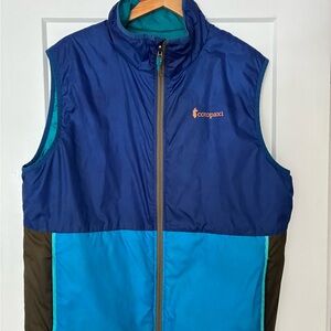 Men’s Cotopaxi Blue and Aqua Reversible Vest